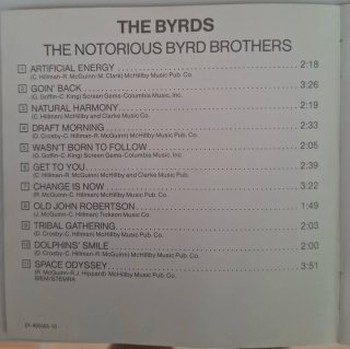 CD The Byrds - The Notorious Byrd Brothers