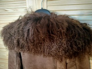 Chaqueta Piel MNG Vintage Marrón Auténtica