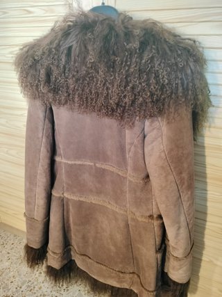 Chaqueta Piel MNG Vintage Marrón Auténtica