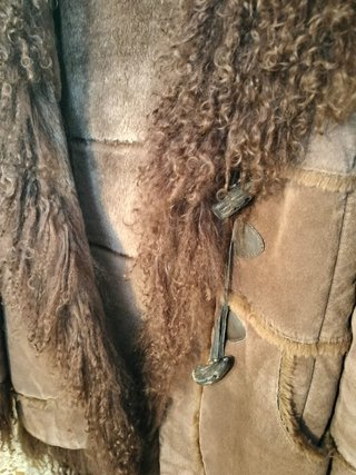 Chaqueta Piel MNG Vintage Marrón Auténtica