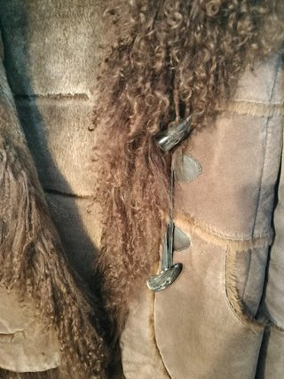 Chaqueta Piel MNG Vintage Marrón Auténtica
