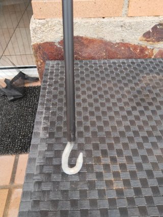 Manivela Toldo Metal Negra
