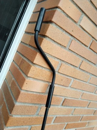 Manivela Toldo Metal Negra