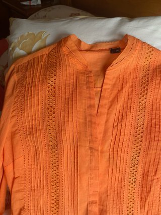 Camisa naranja Talla 38