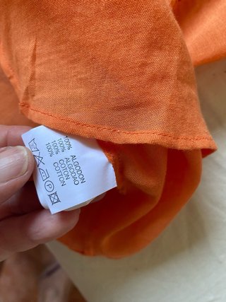 Camisa naranja Talla 38
