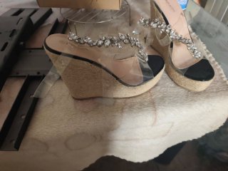 Sandalias ALTA MODA Talla 38 Transparentes