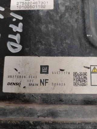 55571776 centralita motor ecu opel astra 1.7 49108