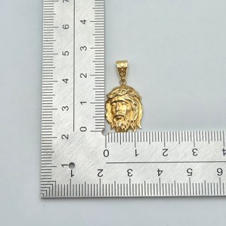 Colgante Oro 18k Rostro Cristo 1.74gr