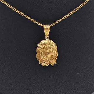 Colgante Oro 18k Rostro Cristo 1.74gr