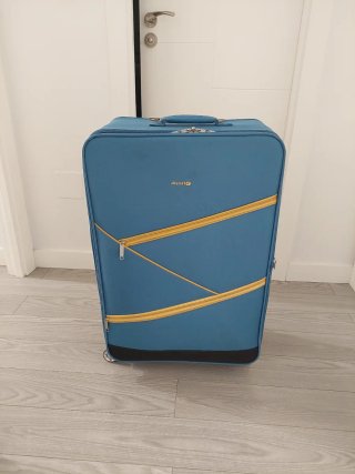 Maleta Airport grande,  Azul y Amarilla