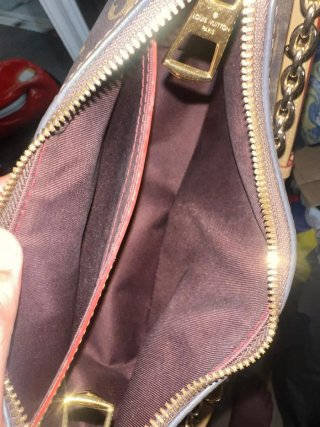 Bolso Louis Vuitton Marrón y Beige