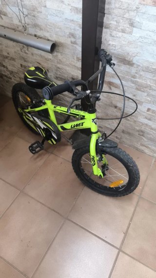 Bicicleta infantil verde LMT XT16