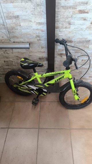Bicicleta infantil verde LMT XT16