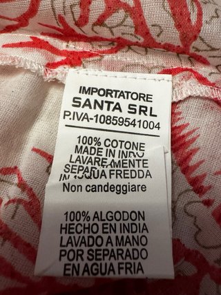 Vestido playa estampado marino 100% algodón