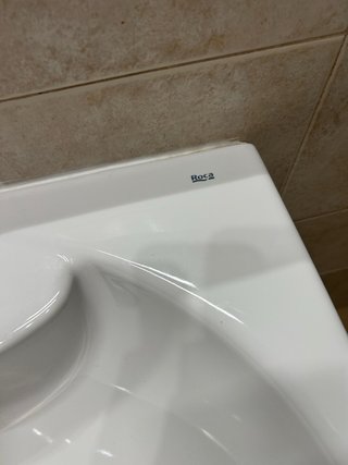 Lavabo Roca Blanco Porcelana con grifo Roca