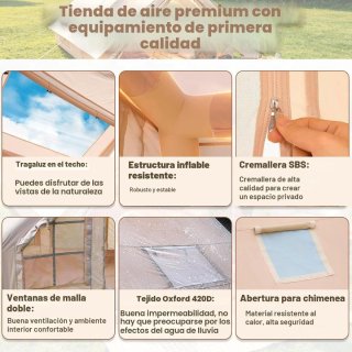 Tienda de campaña 4-8 personas