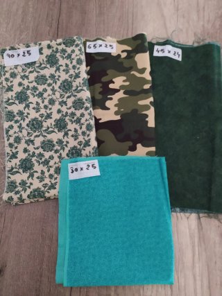 Retales de tela patchwork