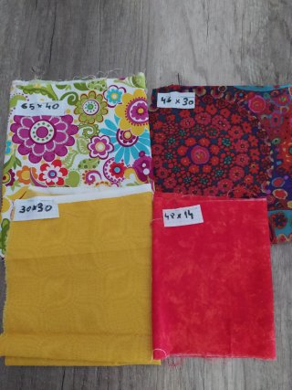 Retales de tela patchwork