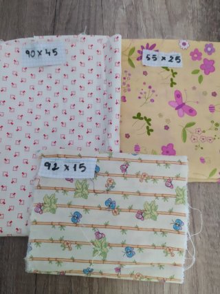 Retales de tela patchwork