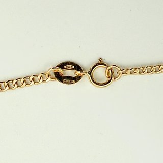 Cadena Barbada Oro 18K; 61cm; 2,06g.
