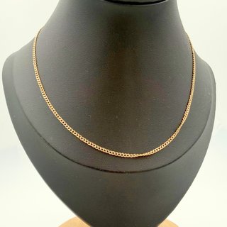 Cadena Barbada Oro 18K; 61cm; 2,06g.