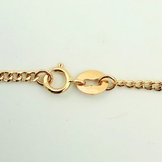 Cadena Barbada Oro 18K; 61cm; 2,06g.