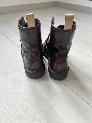 Botas Dr. Martens Rojo Borgoña