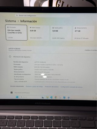 Portátil ASUS VivoBook Gris/Plata