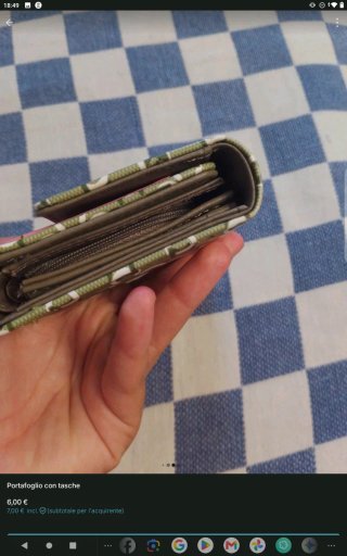 Portafoglio con tasche