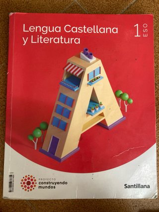 Libros escolares 1º ESO Santillana.