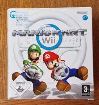 Juego original Mario Kart Wii + Wii Wheel (volante