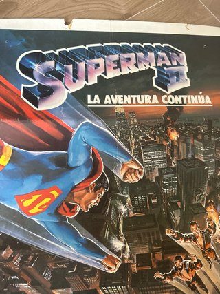 Superman II: La Aventura Continúa Póster Original