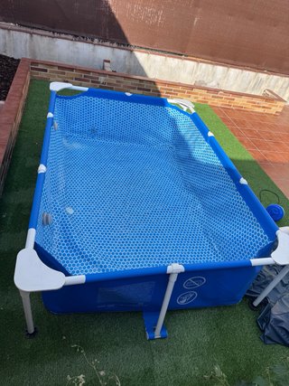 Piscina desmontable Intex 220 + depuradora + cloro