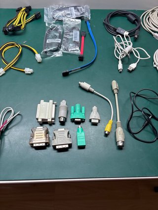 Lote Cables Informática y Adaptadores Varios