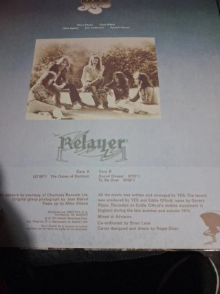 YES - RELAYER 1974 ROCK SINFONICO