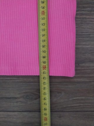 Top Zara Rosa Neón Talla L