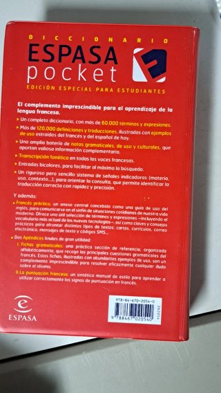 Diccionarios ESPAÑOL FRANCES INGLES