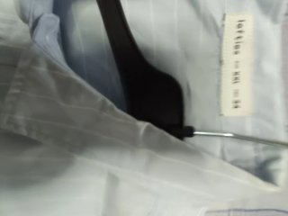 Camisa de rayas azul
