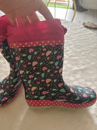 Botas de agua niña talla 34