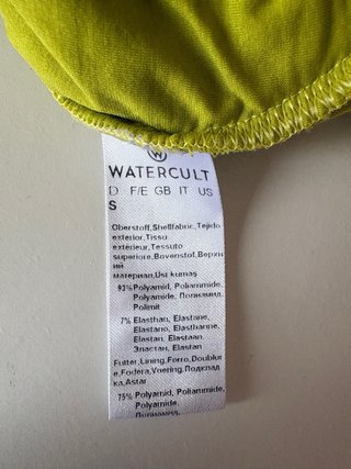 Bañador verde lima Watercult Talla S