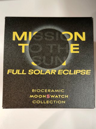 Omega Swatch Moonwatch Solar Eclipse Ed. Limitada