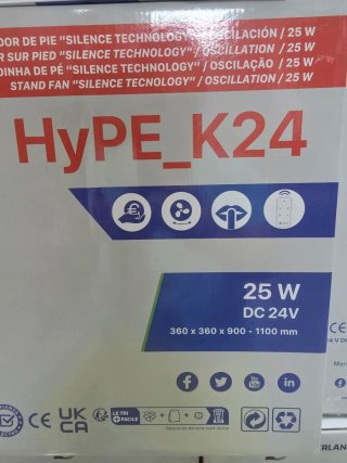 Ventilador Haverland HyPE_K24 Silencioso
