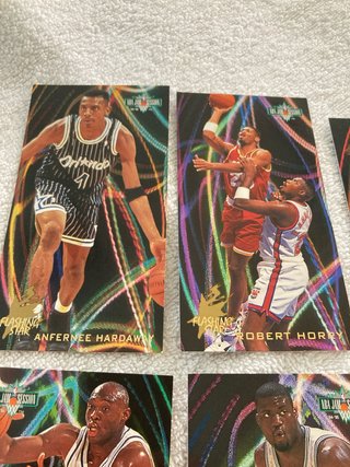 8 Tarjetas NBA Fleer 94-95 Flashing Stars