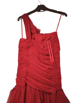Vestido Ceremonia Largo Burdeos Fórmula Joven