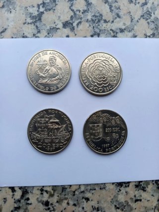4 Monedas Portuguesas Escudos