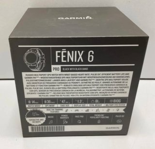 Reloj Garmin Fenix 6 Pro Negro