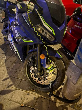 Moto MITT 125cc Deportiva Azul/Negra