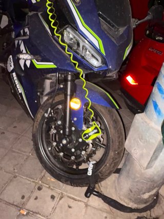 Moto MITT 125cc Deportiva Azul/Negra
