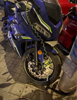 Moto MITT 125cc Deportiva Azul/Negra