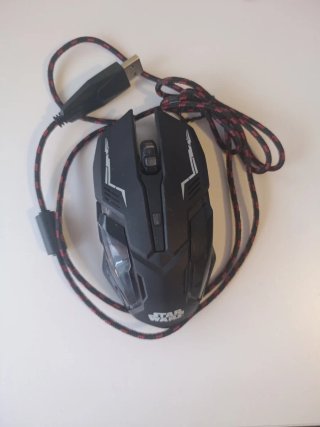 Ratón Star Wars USB Negro y Rojo